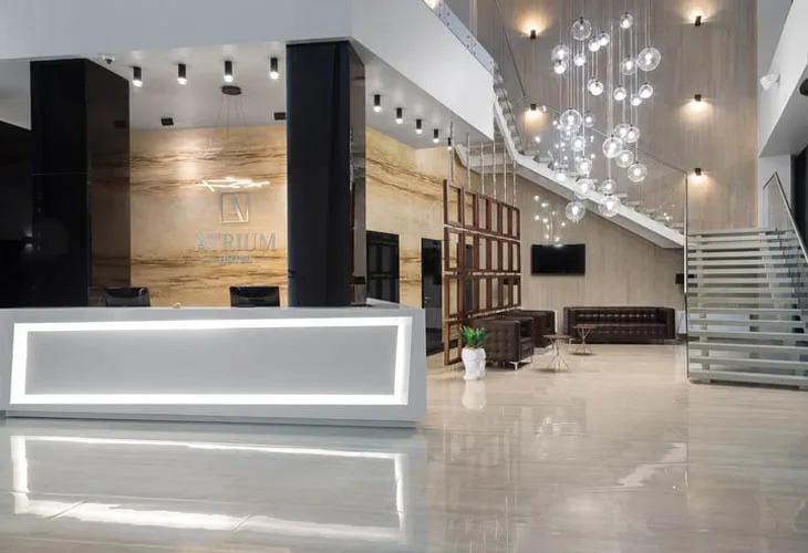 Вестибюль отеля Atrium