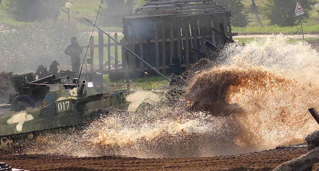 «Танковый Биатлон БРМ-1» на «Линии Сталина»