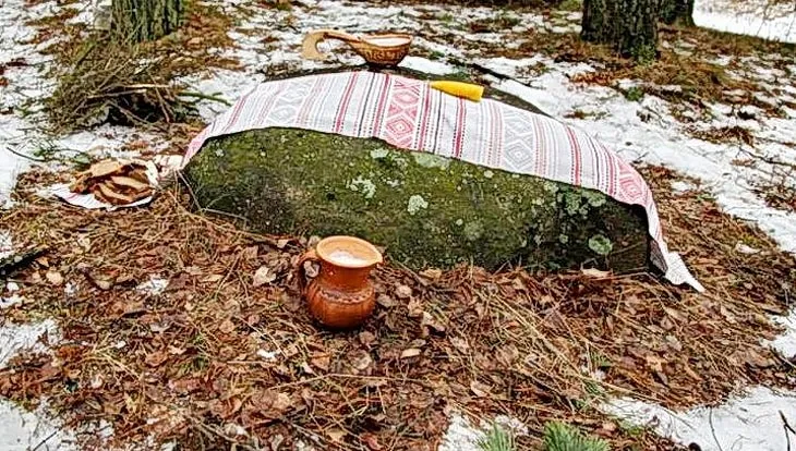 Велесов камень в д. Крыжовка