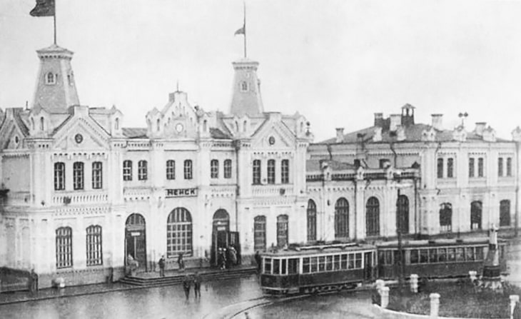 Виленский железнодорожный вокзал, реконструированный в 1920-1925 гг.