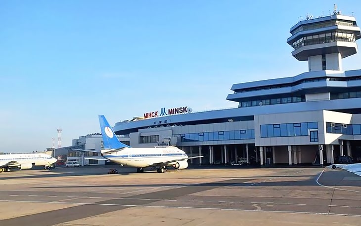 Территория Национального аэропорта Минск