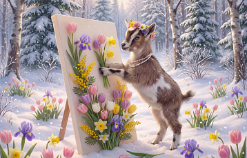 Цветочное настроение: в Парке Животных пройдет мастер-класс по созданию панно