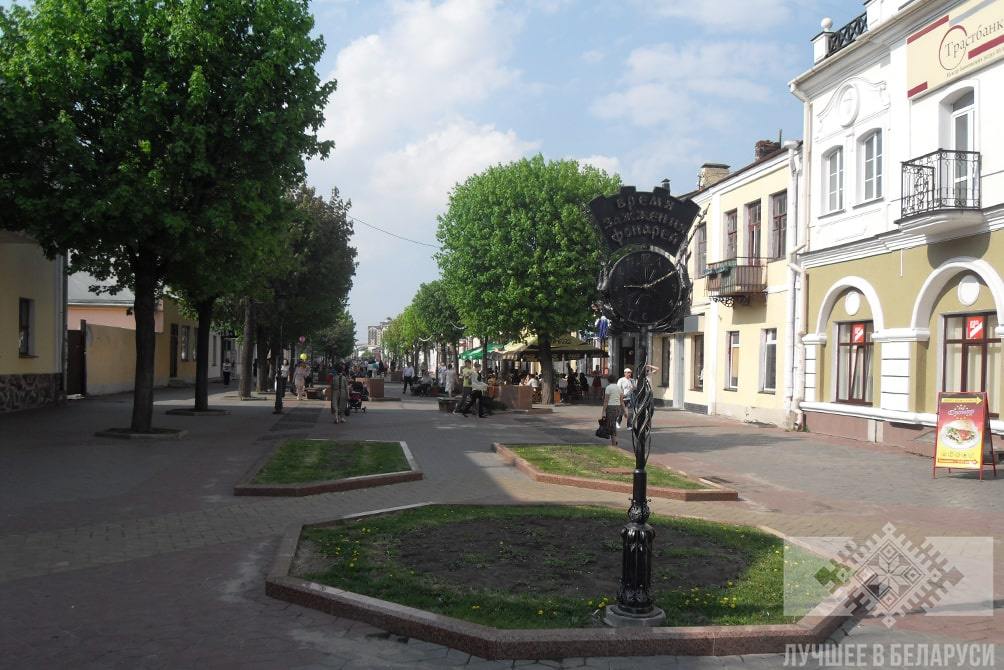 Пешеходная улица Советская в Бресте