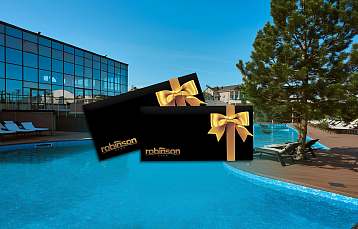 Подарочные сертификаты в Robinson Aqua SPA