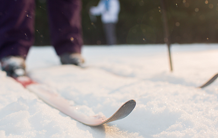 Лыжная трасса в Веснянке