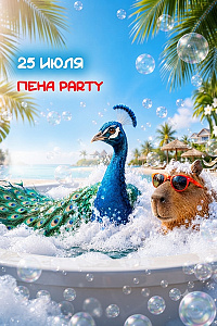 Пена Party в Парке Животных