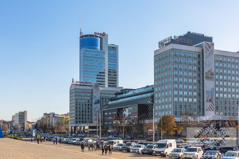 Минск проспект победителей. Minsk Plaza здание. Памятный комплекс на проспекте победителей. , Г. Минск, просп. победителей, 11.